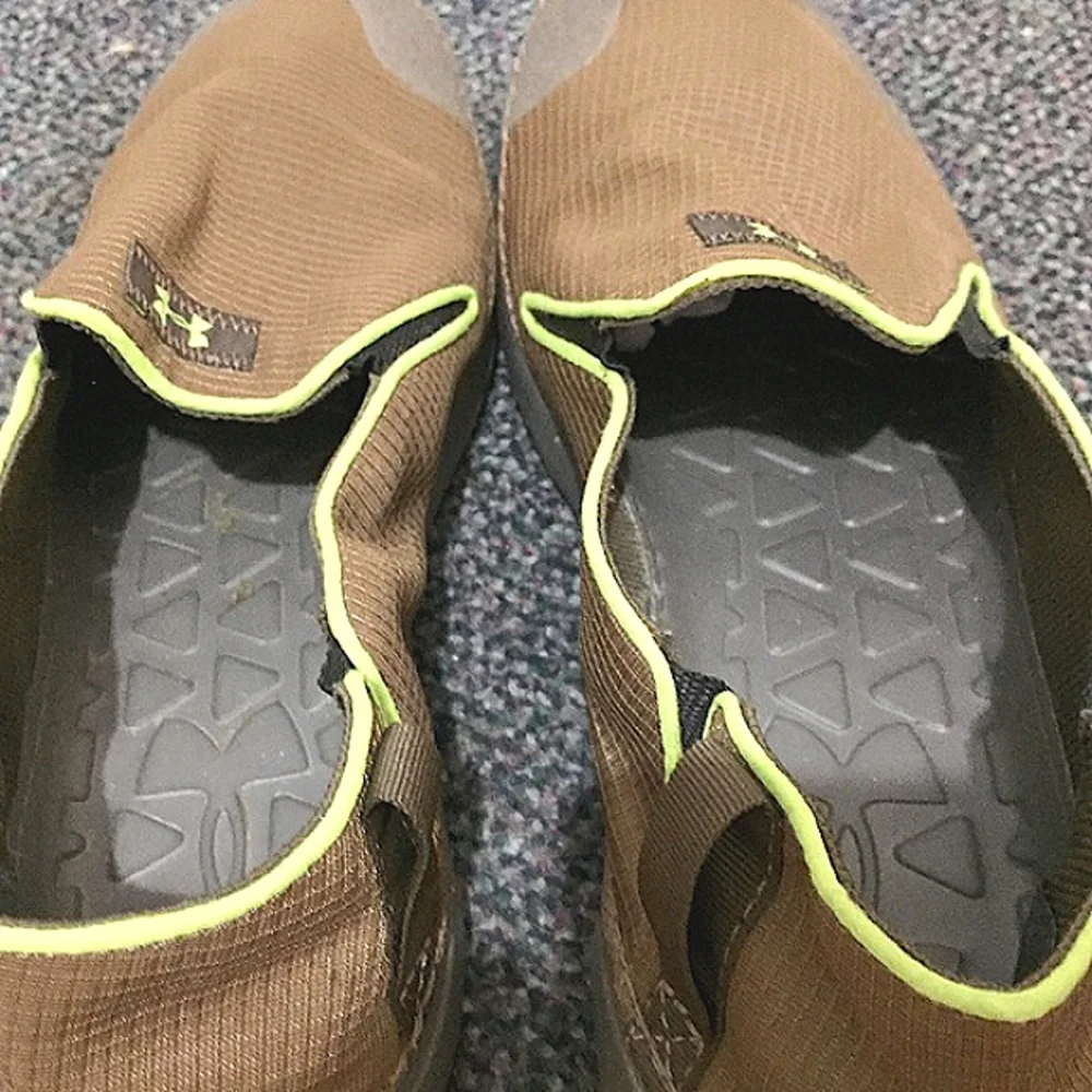 Men's  Under Armour Brown Nylon Slip-On (14)